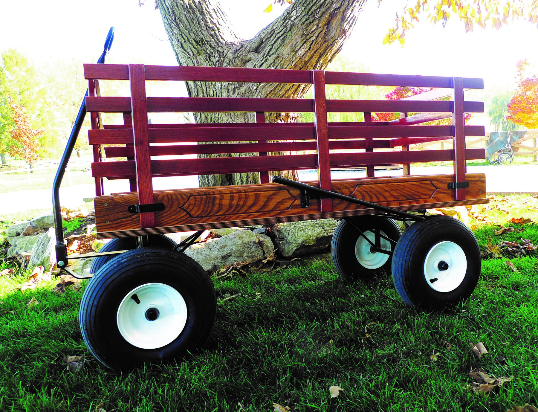 Express Wagons Pneumatic Tires Amish Wagon